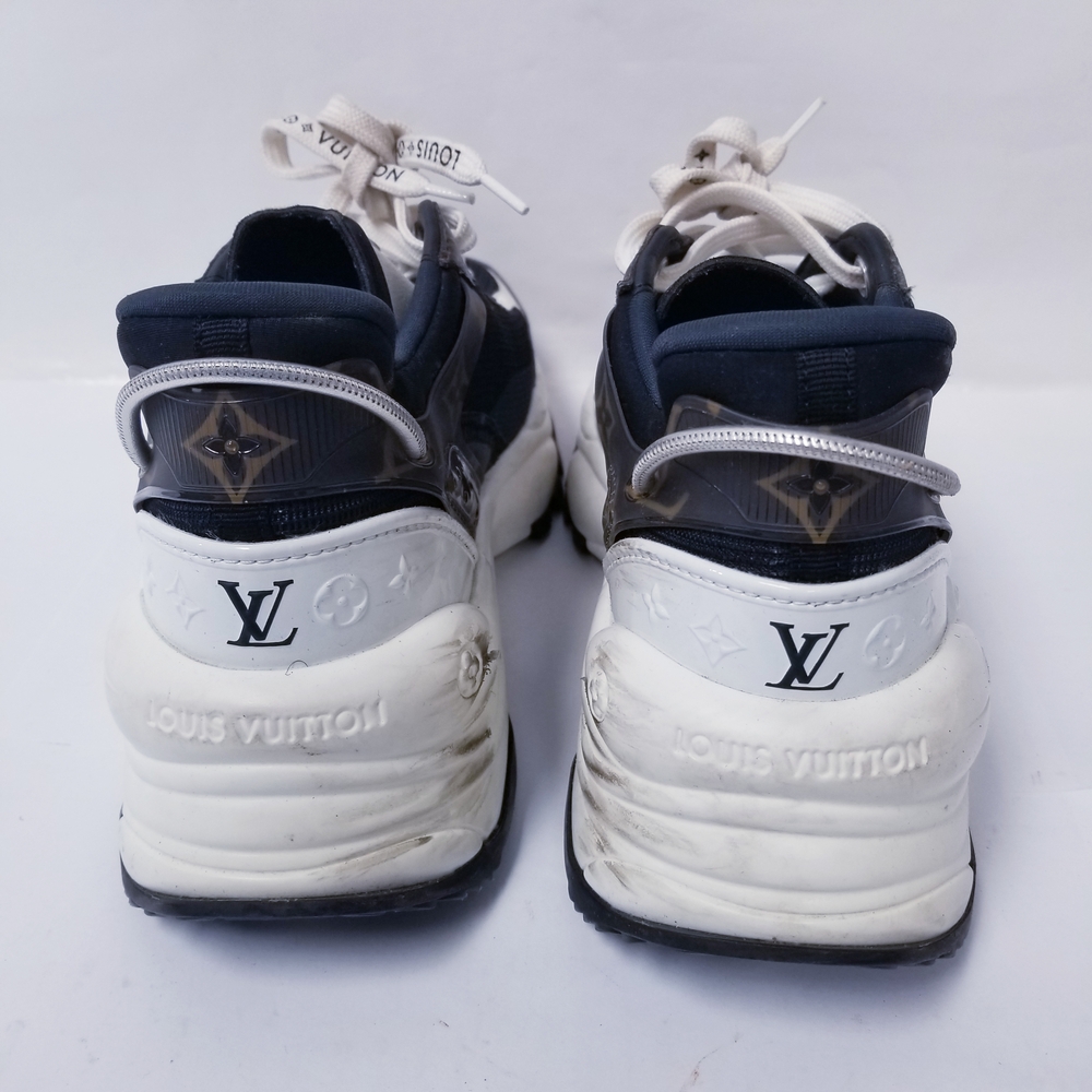 Louis Vuitton Navy and White Sneakers - Picture 3 of 7